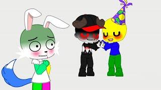 Pest x Poob Shippers Be Like: | Excuse me is anybody (Meme) [Roblox Regretevator OC Gacha Club]