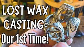 LOST WAX CASTING of Silver Rings and Pendants: Our First Try!