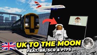 I travelled from the UK to THE MOON in Roblox!