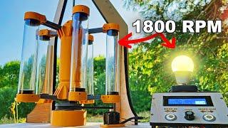 I Built a Battery That Spins Water to Store Energy..