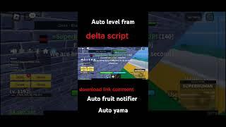 BloxFruits2024 delta script  auto level fram#shorts#viral#bloxfrut #bloxfruits #script