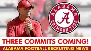  THREE Alabama Football Commits Coming + 2025 Schedule & Game Times & Top 2026 Alabama TE Targets