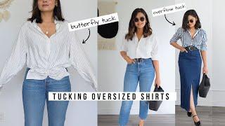 5 Ways to Tuck Oversized Shirts Seamlessly