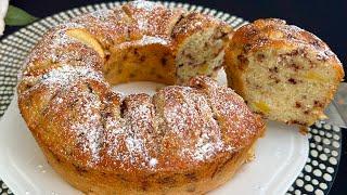 Farai questa torta in 5 minuti e con 2 Mele ogni giorno! Semplice e Gustosa.