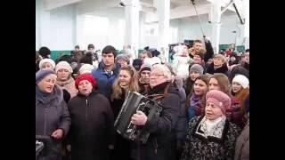 10.12.2016 Песенный флешмоб в Краснодоне