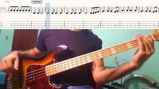 Fleetwood Mac - Gypsy (Bass cover with TABS and DRUMS)