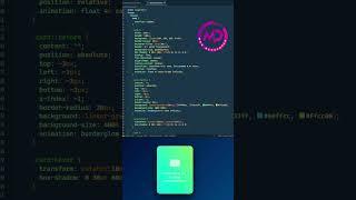 3D Glass Card UI with Glow + Blur Effects