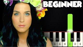 Roar - Katy Perry | BEGINNER PIANO TUTORIAL + SHEET MUSIC by Betacustic