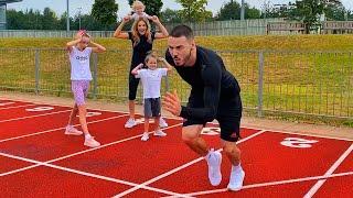 BILLY WINGROVE FASTEST YOUTUBER EVER!?!?  EPIC FAMILY 100 METER RACE ‍️ ‍️ 