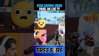Gyan Gaming Using Panel on Live #gyangaming #shorts #freefire #viralshorts