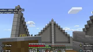 Minecraft Bedrock: how to fall off a tower gracefully