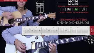 Decode Guitar Cover - Paramore  |Tabs + Chords|