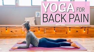 Yoga for Back Pain Relief - 15 Min Gentle Yoga for Back Pain - Yoga with Yana