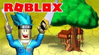 Это вам не Minecraft ДОМ НА ДЕРЕВЕ это ROBLOX от DAMON и ИЛЮШИ