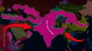 Silk Road Empire in WW2? - HOI4 AI Only Timelapse