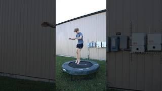 3 TRAMPOLINES? #flips #viral #crazy