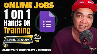 1 on 1 Hands-on Training And Membership Perks Online Jobs Work From Home