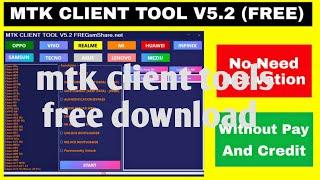 MTK CLIENT TOOI Free Tool | All Mtk Unlock 1 free download full process All Mobile Unlock, Frp