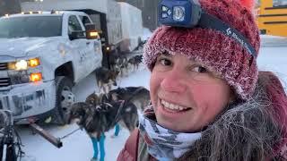 -38F in Alaska 2022 Copper Basin 300 Sled Dog Race - Day #1