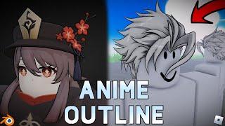 How to Make Clean Anime Outlines in Blender | Roblox