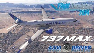 Boeing 737 MAX - Third Time's the Charm? Las Vegas - Denver Full Flight | Real Airline Pilot