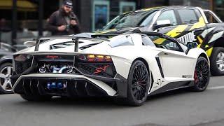 TWIN TURBO Lamborghini Aventador SV Roadster Says Hello to Alderley Edge!