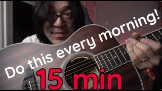 Do This Routine Every Morning To Get Shredded!!  5 Great Guitar Techniques!!