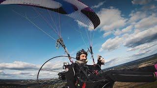 Моторный параплан для безопасных полётов Flexor от Sky Paragliders