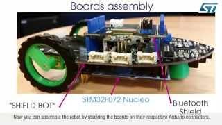 Bluetooth controlled Robot made with NUCLEO-F072RB