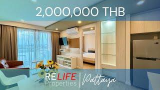 Price Reduced | Resort style one-bedroom condo for sale in Jomtien, Pattaya!