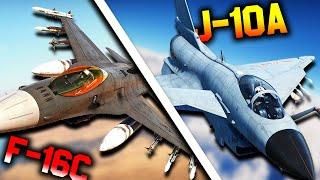 J-10 VS F-16C/A Dogfight｜Energy Vs AOA