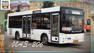 "Транспорт в России". Автобус "МАЗ-206" | "Transport in Russia". Bus "MAZ-206"