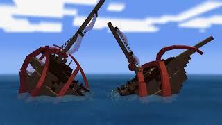 Pirates of the Caribbean Kraken Scene made in mine imator - Full Animation