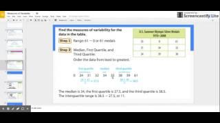 Measures of Variability