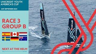 UniCredit Youth America's Cup Day 4 - Group B - Race 3 - Full Replay