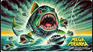 Mega piranha | HD | Full English Monster Movie Adventure