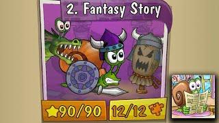 Snail Bob 2 - Chapter 2 Fantasy Story - Level 2-1 to 2-30 Walkthrough (3 Stars)