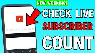 How to Check YouTube Live Subscriber Count on Mobile (2024)