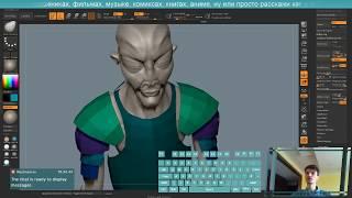 Сборка доспехов с помощью Zmodeler в Zbrush. Фристайл-скульпт #28