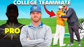 Busta’s College Teammate Challenged Us… But He Brought A Pro Golfer