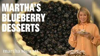 Martha Stewart's Best Blueberry Desserts | Cakes, Pies, and Frozen Treats