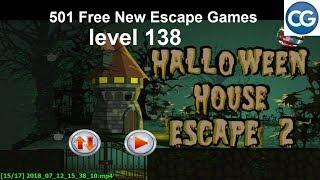 [Walkthrough] 501 Free New Escape Games level 138 - Halloween house escape 2 - Complete Game