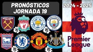 Premier League Jornada 19 - Liga Inglesa 2024/2025