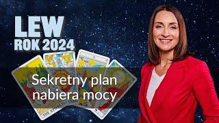 Lew SEKRETNY PLAN NABIERA MOCY Rok 2024 tarot