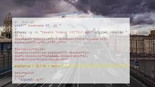 ffmpeg examples - alpha of drawtext