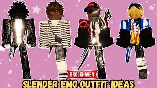 OUTFIT SLENDER EMO For Boy In Brookhaven & Berryavenue ID/CODES - Roblox Part 8