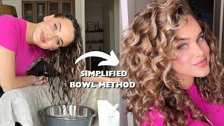 Bowl Method Wavy/Curly Hair | simplified 