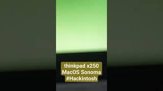 thinkpad x250 Macos Sonoma #hackintosh shell of a x240 but motherboard of x250