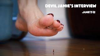 Giantess Jamie's interview clip #giantess #feet #crush