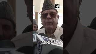 Elections will take place in October in Ladakh: Farooq Abdullah